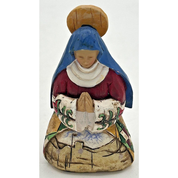 2004 Jim Shore Joy to the World Holy Family 3 Christmas Nativity Ornaments JS3 - Picture 5 of 6